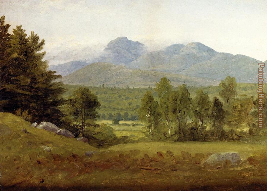 Sketch of Mount Chocorua, New Hampshire painting - Sanford Robinson Gifford Sketch of Mount Chocorua, New Hampshire art painting